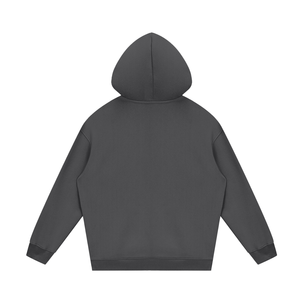 Unisex Heavyweight Relaxed Cotton Blend Hoodie - Push Thru It Original Tri-Color Print