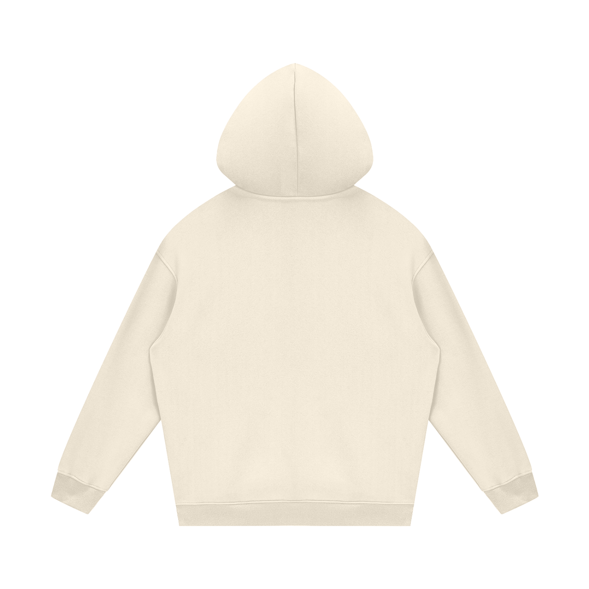 Unisex Heavyweight Relaxed Cotton Blend Hoodie - Push Thru It Original Tri-Color Print