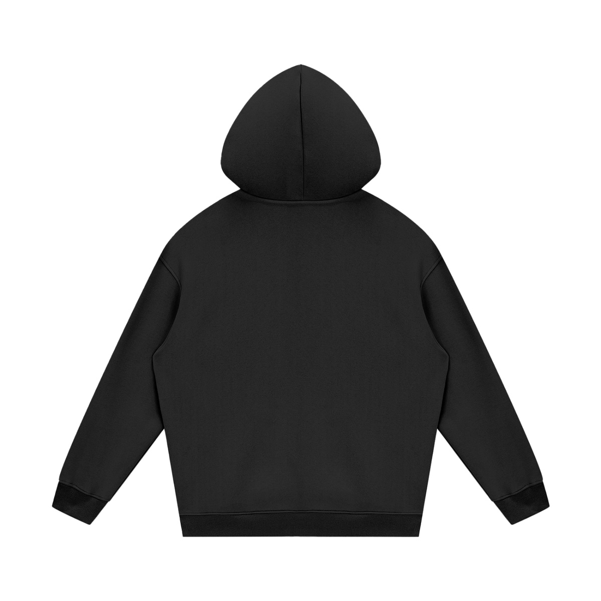 Unisex Heavyweight Relaxed Cotton Blend Hoodie - Push Thru It Original Tri-Color Print