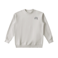 Heavyweight Drop Shoulder Crewneck Sweatshirt - PTI Grow Through The Struggle Chrome Back Print