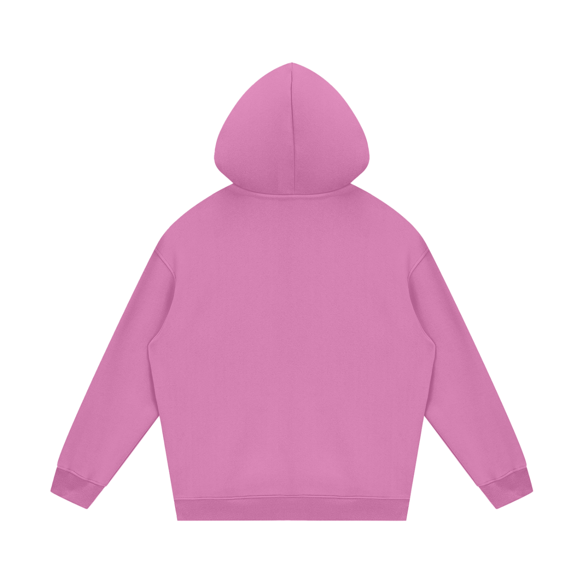 Unisex Heavyweight Relaxed Cotton Blend Hoodie - Push Thru It Original Tri-Color Print